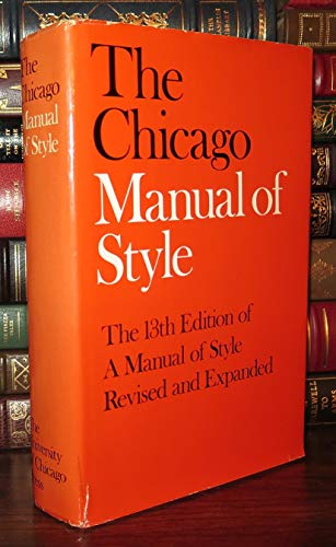The Chicago Manual of Style: For Authors, Editors, and Copywriters
