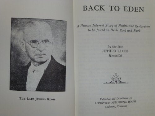 Back to Eden (Healing Herbs, Home Remedies, Diet and Health) used book depot