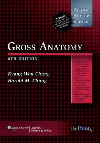 Gross Anatomy (Board Review Series) used book depot