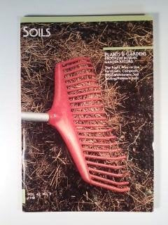 Soils Handbook #110 (PLANTS & GARDENS, VOLUME 42 NO 2) used book depot