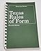 Texas Rules of Form [Paperback] Texas Law Review Association