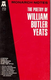 Poetry of William Butler Yeats used book depot