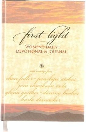 First Light - Women's Daily Devotional & Journal used book depot
