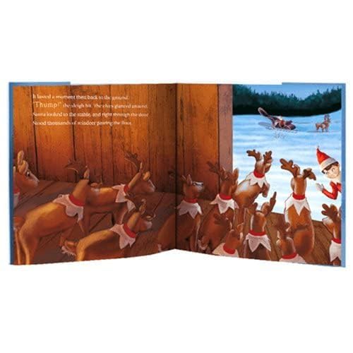 The Elf on the Shelf Pets: A Reindeer Tradition Plush with storybook used book depot