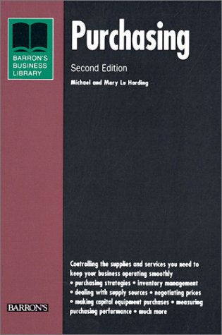 Purchasing (Barron's Business Library Series) used book depot