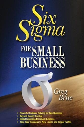 Six Sigma for Small Business used book depot