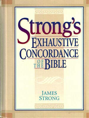 James Strong 1st edit/1 print Strong's Exhaustive Concordance of the Bible 1988 [Hardcover] Strong, James [Hardcover] Strong, James used book depot