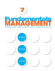 Fundamentals of Management: Essential Concepts and Applications