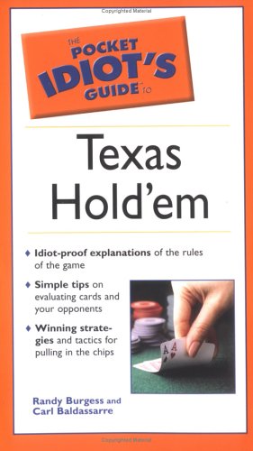 The Pocket Idiot's Guide to Texas Hold'em used book depot