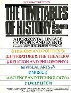 The Timetables of History: A Horizontal Linkage of People and Events, Based on Werner Stein's Kulturfahrplan used book depot