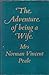 The Adventure of Being a Wife Peale, Ruth Stafford