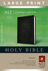 Compact Edition Bible NLT, Large Print Hardcover, Black Tyndale