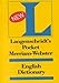 Langenscheidts Pocket Dictionary MerriamWebster English Langenscheidt Pocket Dictionaries Langenscheidt