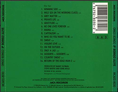 Boingo Alive: Celebration of a Decade 1979-1988 used book depot