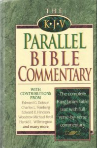 The King James Version Parallel Bible Commentary used book depot