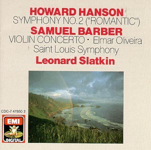 Hanson: Symphony No. 2 "Romantic" / Barber: Violin Concerto used book depot