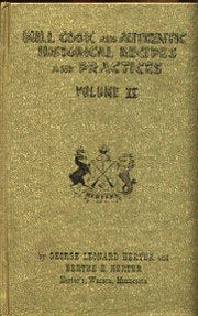 Bull Cook and Authentic Historical Recipes and Practices Vol. II (Vol II) used book depot