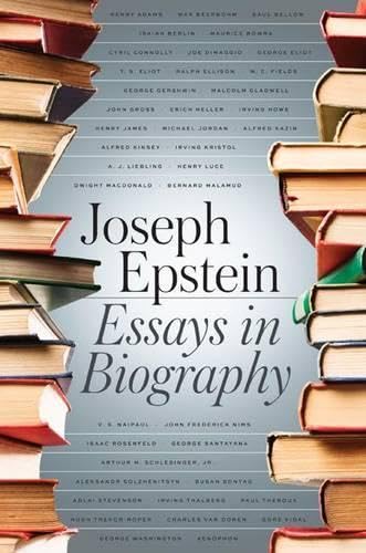 Essays in Biography used book depot