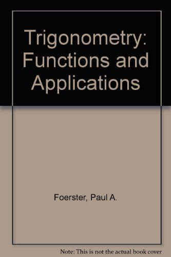Trigonometry: Functions and Applications used book depot