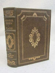 Henrik Ibsen SIX PLAYS 1977 The Franklin Library LEATHER [Hardcover] unknown used book depot