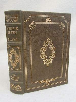 Henrik Ibsen SIX PLAYS 1977 The Franklin Library LEATHER [Hardcover] unknown used book depot
