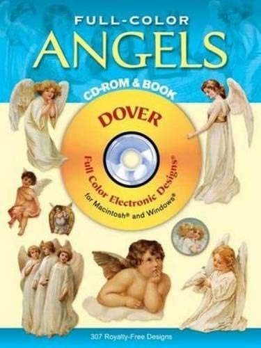 Full-Color Angels CD-ROM and Book (Dover Electronic Clip Art) used book depot