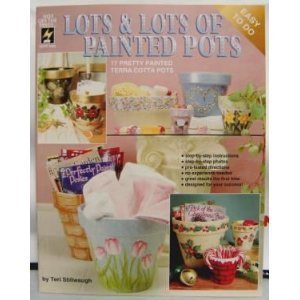 Lots & Lots of Painted Pots: 17 Pretty Painted Terra Cotta Pots used book depot