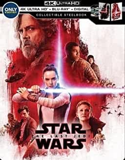 Star Wars:the Last Jedi Steelbook Digital Copy 4k Ultra Hd Disc ( No Blu-ray) used book depot