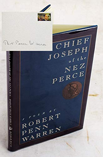 Chief Joseph of the Nez Perce [Hardcover] Warren, Robert Penn