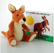 Eric Carle Does a Kangaroo Have a Mother Too? Book & Plush Toy 11" (Bundle) (Kohl's Cares) used book depot