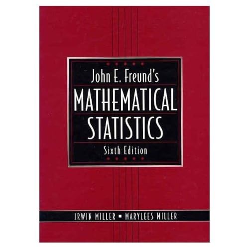 John E. Freund's Mathematical Statistics (6th Edition) used book depot