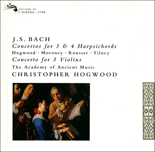 Bach: Concertos for 3 and 4 Keyboards or Violins used book depot