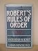 Roberts Rules of Order Patnode, Darwin and Robert, Henry M