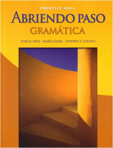 Abriendo Paso: Gramatica, Student Edition (Spanish Edition) used book depot