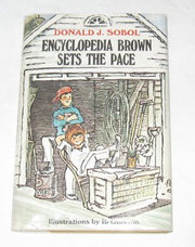 Encyclopedia Brown Sets the Pace used book depot