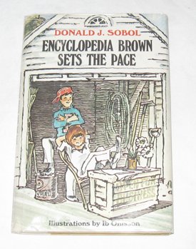 Encyclopedia Brown Sets the Pace used book depot