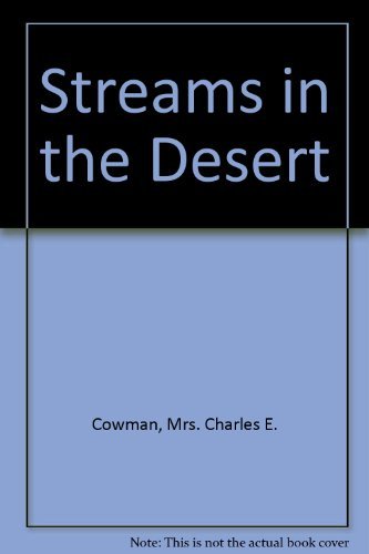 Streams in the Desert -4- used book depot