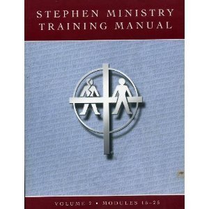 Stephen Ministry Training Manual, Vol. 1 & 2 (Modules 1 – 14 & Modules 15 – 25) used book depot