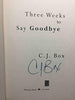 Three Weeks to Say Goodbye