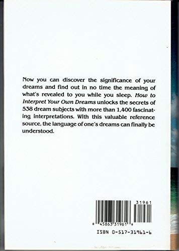 How To Interpret Your Own Dreams used book depot