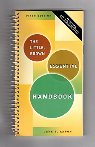 Little, Brown Essential Handbook, The 5th Edition Aaron, Jane E