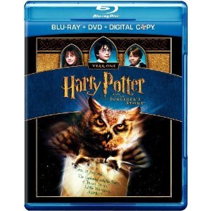 Harry Potter and the Sorcerer's Stone (Blu-ray + DVD + Digital Copy Combo Pack) used book depot
