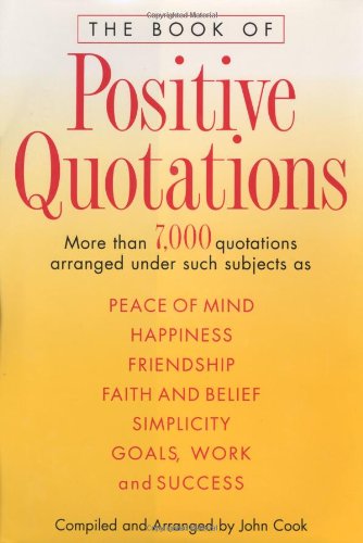 The Book of Positive Quotations used book depot