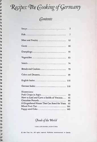 Recipes: The Cooking Of Germany used book depot