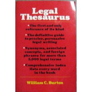 Legal Thesaurus used book depot