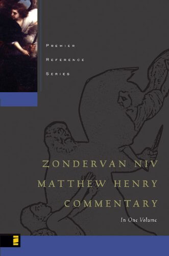Zondervan NIV Matthew Henry Commentary used book depot