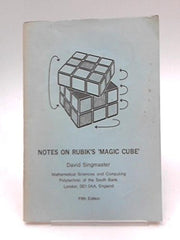 Notes on Rubik's 'Magic Cube' used book depot