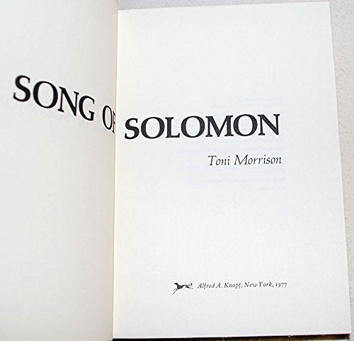 Song of Solomon used book depot