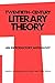 TwentiethCentury Literary Theory Suny Series, Intersections: Philosophy and Critical Theory [Paperback] Vassilis Lambropoulos and David Neal Miller