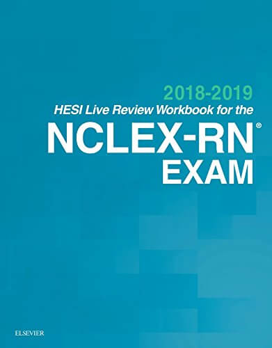 NCLEX-RN EXAM 2018-2019-REVIEW WKBK. used book depot